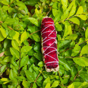 indian sage with rose petals